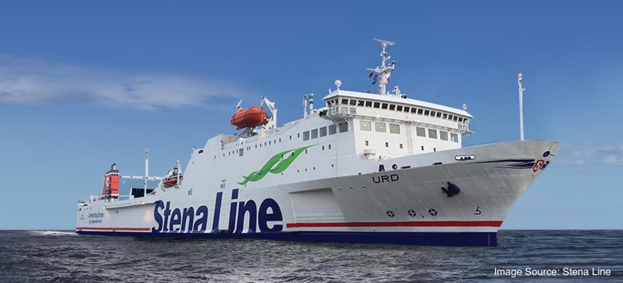 M/S Urd - yksi lautoista Nynäshamnista Hangoon